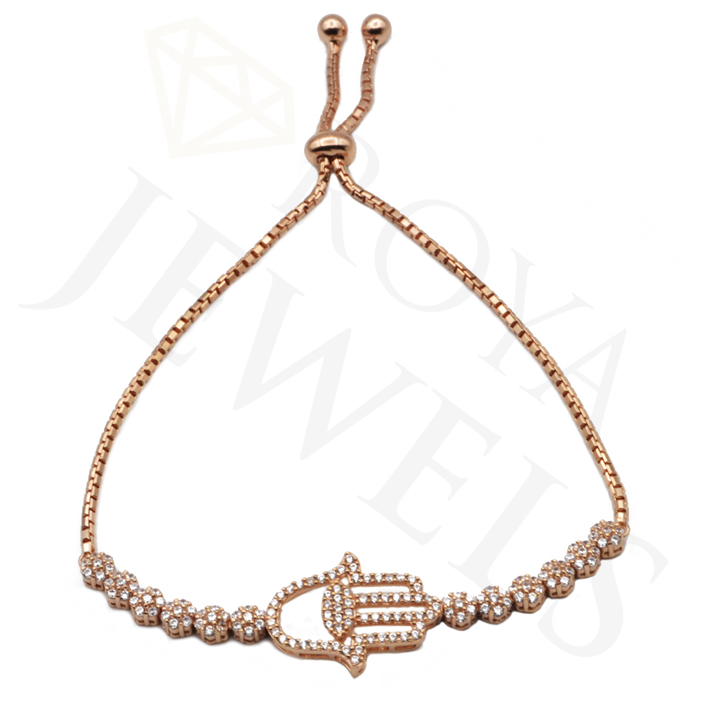 Necklace Rose Hamsa Roya Jewels