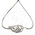 Necklace Silver Leaf Roya Jewels