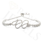Swirl Cluster Bracelet Silver Bracelet Roya Jewels